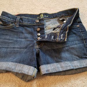 7 for All Mankind Denim Shorts